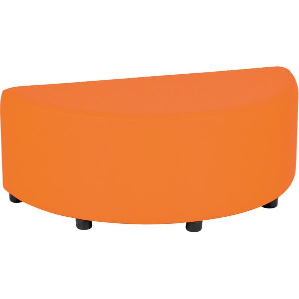 Modul Blocks mini - Sitz halbrund 90, orange