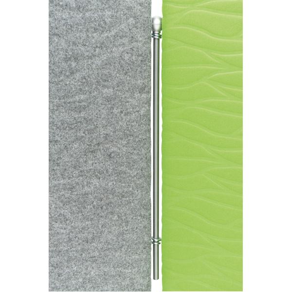 Akustik-Trennwand, H 160 cm, grün