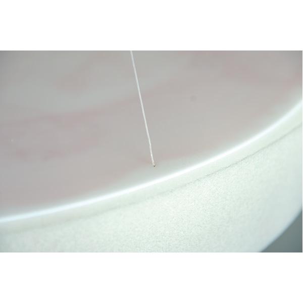 Akustik-Deckenpaneel, Kreis, Stärke 10,5 cm, platin