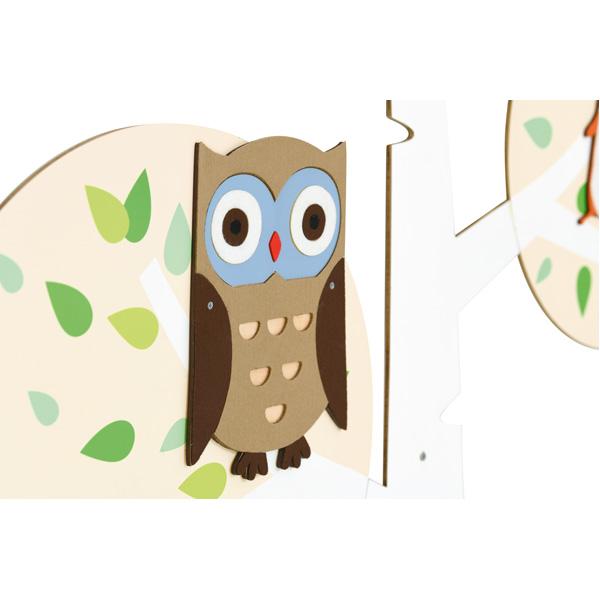 Filz-Wandapplikation, Freunde auf dem Baum