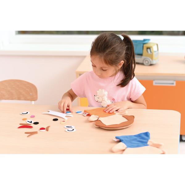 Handpuppen Emotionen, zum Gestalten