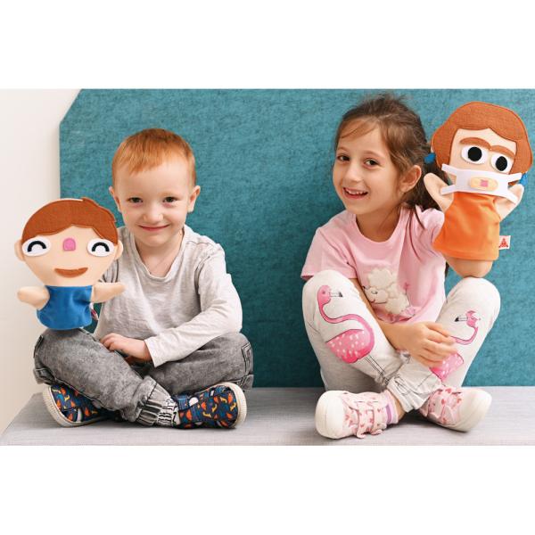 Handpuppen Emotionen, zum Gestalten