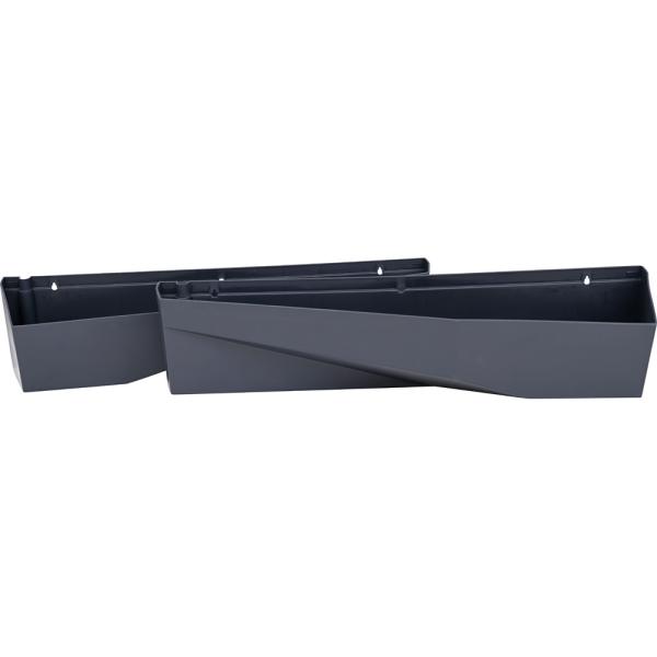 Grüne Wand - modulare Pflanztöpfe, länglich - anthrazit