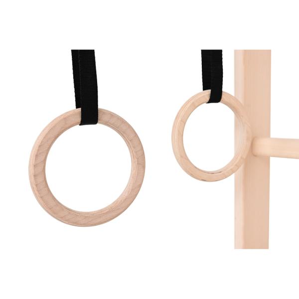 Sprossenwand mit Klimmzugbügel, Holzgestell