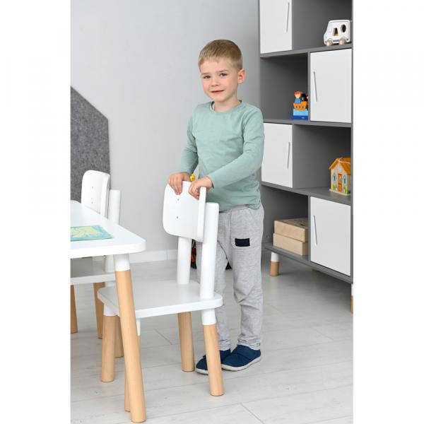 TAB Stuhl 3, SH 35 cm, weiss
