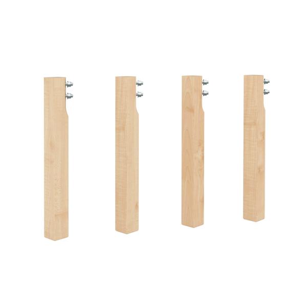 NEA Eckige Tischbeine, 4er Set