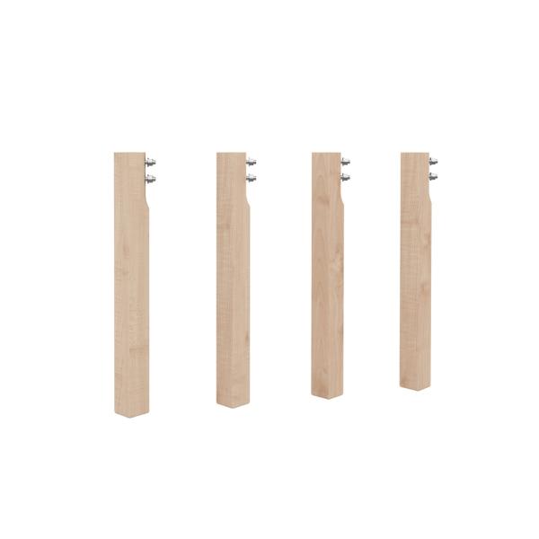 NEA Eckige Tischbeine, TH 53 cm, 4er Set