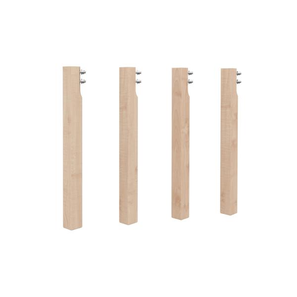 NEA Eckige Tischbeine, TH 59 cm, 4er Set