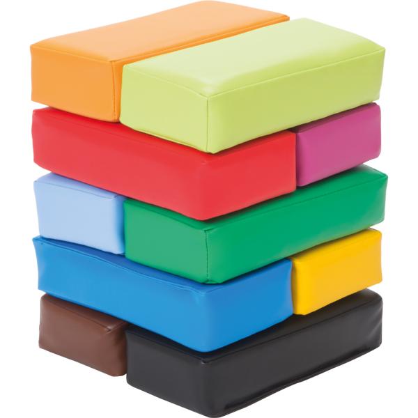 Schaumsstoffbeisteine, Ziegeln