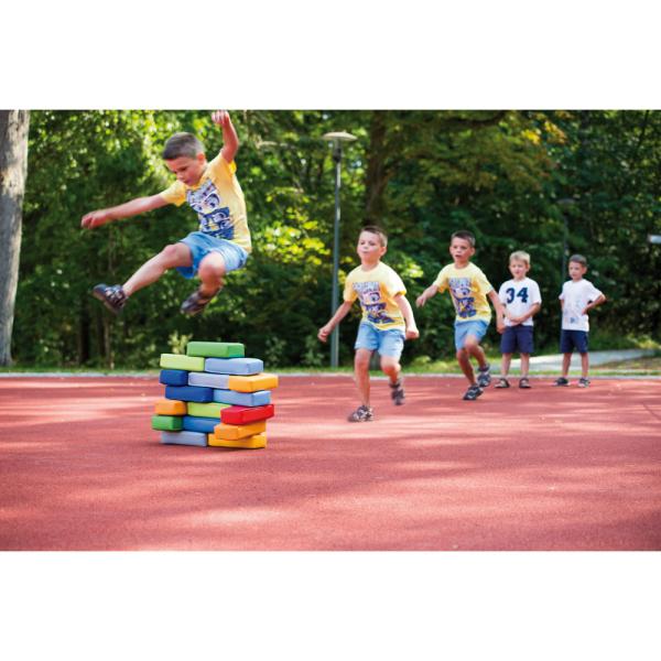 Schaumsstoffbeisteine, Ziegeln