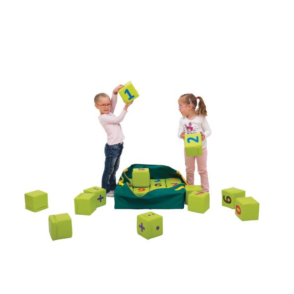 Schaumstoffwürfel mit Zahlen, 24er-Set