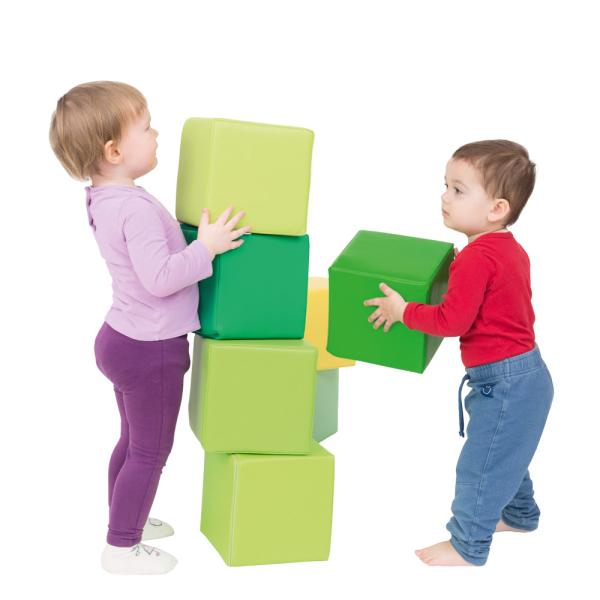 Schaumstoffwürfel, 8er-Set