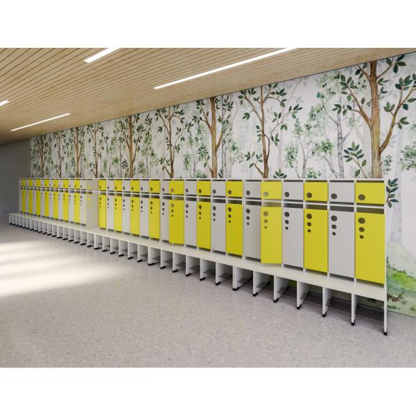 Garderobe Tropfen 6, SH 31 cm, weiss