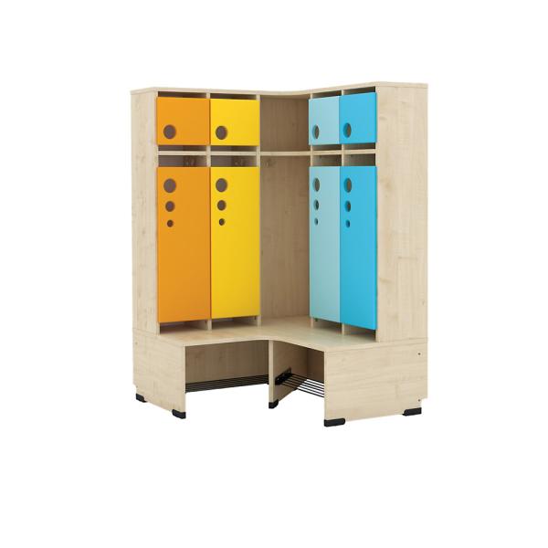Eckgarderobe Tropfen 5, SH 31 cm