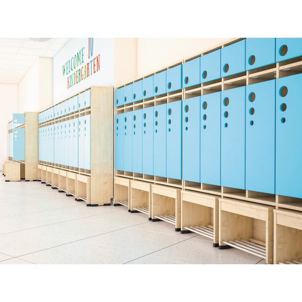 Garderobe Tropfen mit ausziehbarer Bank 2, SH 31 cm