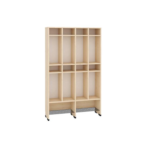 Garderobeschrank Tropfen, 8 Fächer