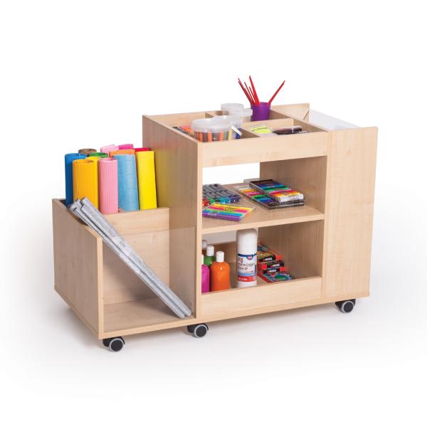 Materialwagen für Bastelecke