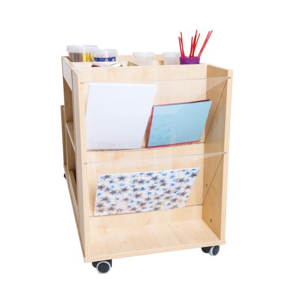 Materialwagen für Bastelecke