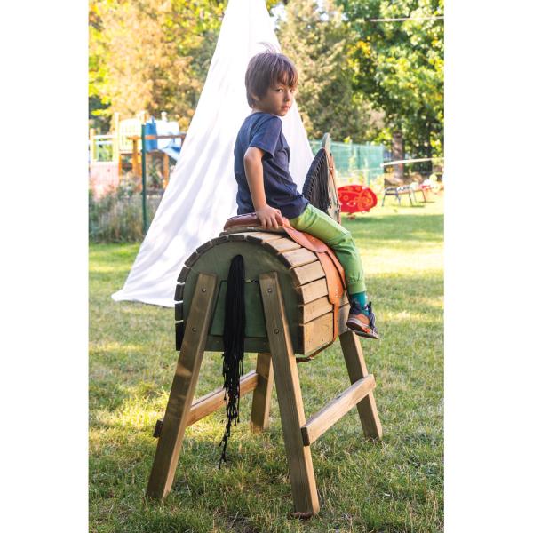 Holzpferd Fabi - Outdoorspielgerät
