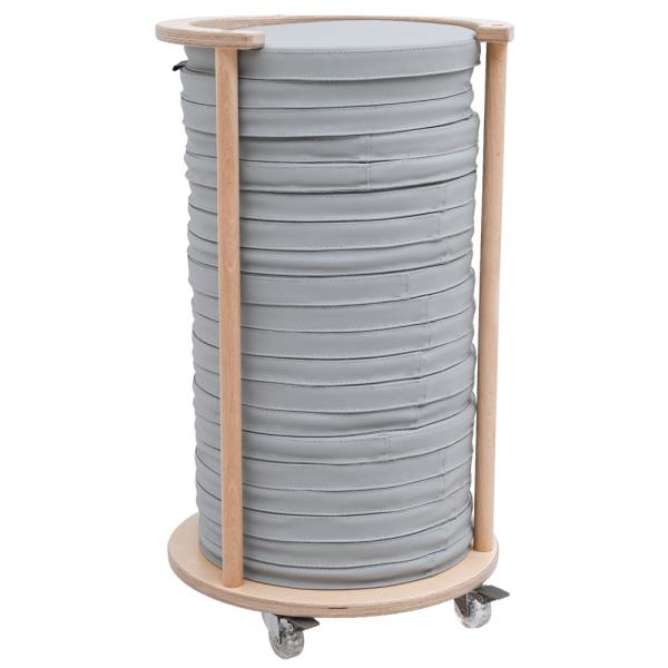 Mobiler Ständer für 20 Sitzkissen (Breite bis 35 cm), vertikal