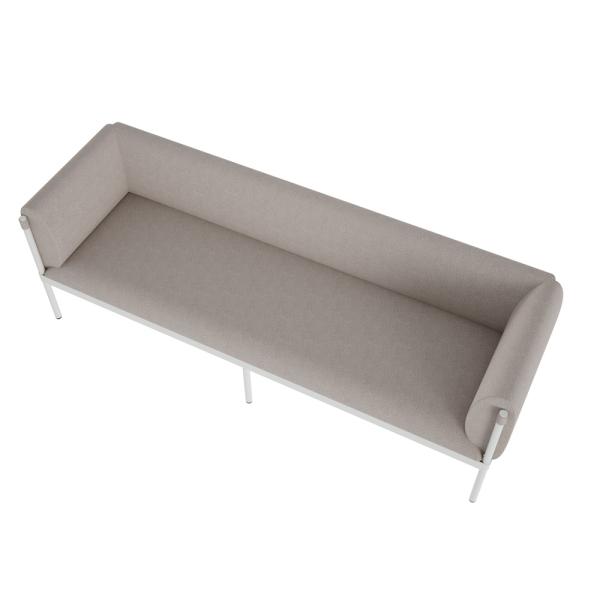 Dreisitzer Stilt, niedrige Lehne