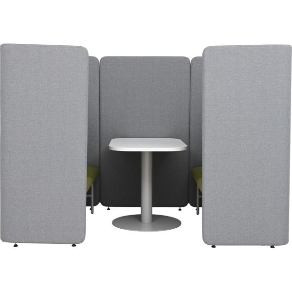 Agora Meetingbox, 4-Sitzer mit freistehendem Tisch