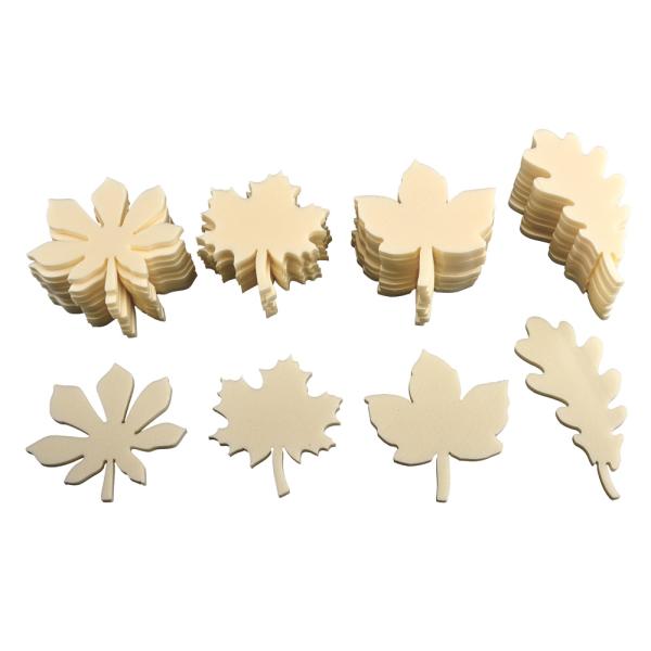 Schaumstoffrohlinge - Blätter, 40 Stck.