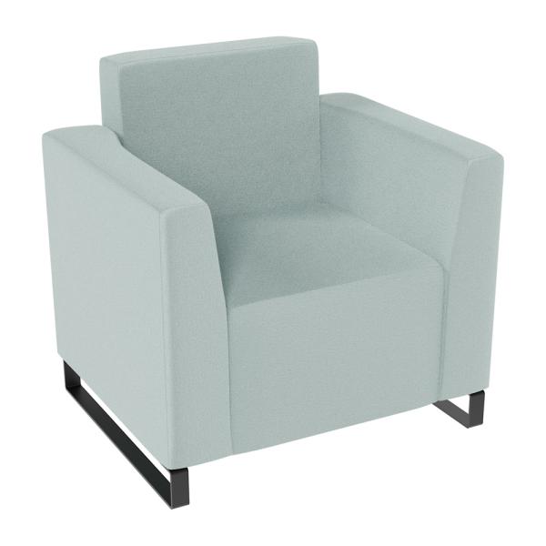 Universum Einsitzer, H 82 cm, 2 niedrige Armlehnen, Textil Kidglove