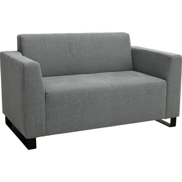 Universum Zweisitzer, H 82 cm, 2 niedrige Armlehnen, Textil Kidglove