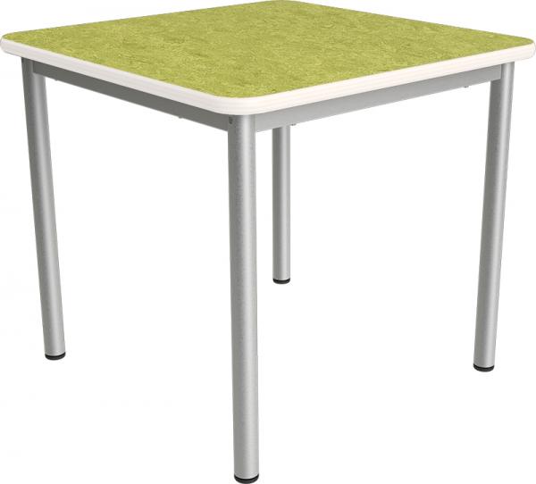 Flüstertisch PLUS 3, 70 x 70 cm, Tischhöhe 59 cm - grün