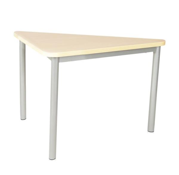 MILA Tisch 3, dreieckig, Seite 80 cm, Tischhöhe 58 cm - Birke