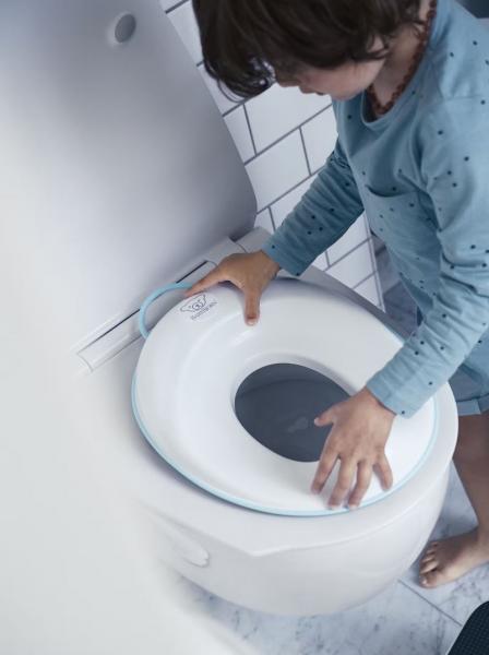 BabyBjörn Toilettensitz weiss/türkis