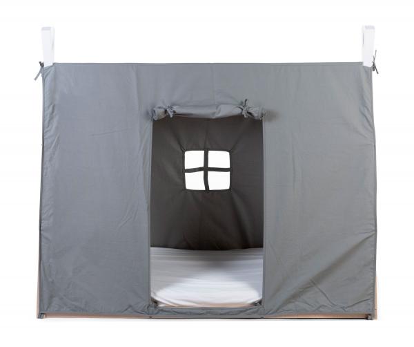 Tipibett Bezug grau 70x140 cm