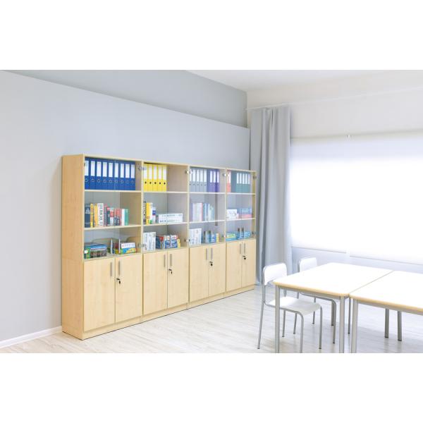 EXPO Schrank 185 mit Glasvitrine