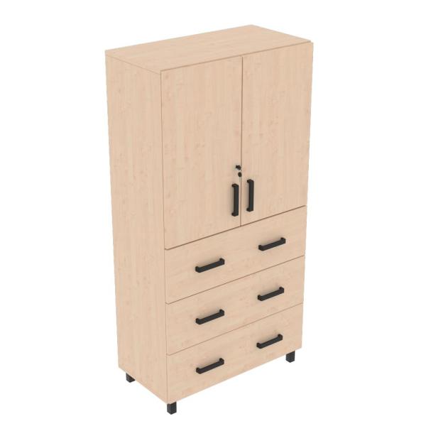 EXPO Schrank 152 mit 3 Schubladen, Ahorn E, (D094351-05)