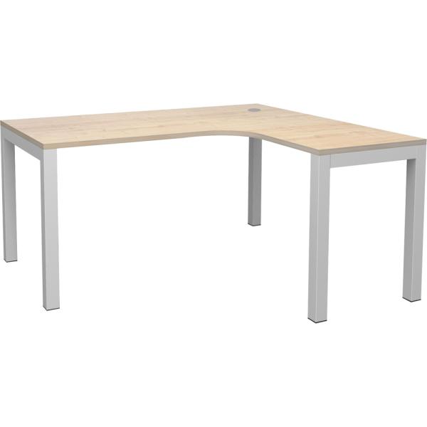 OPTO L-Schreibtisch 160, Sitzplatz links