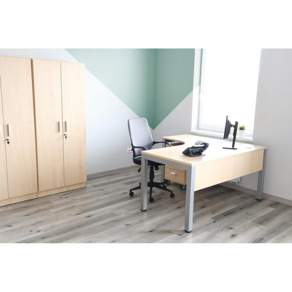 OPTO L-Schreibtisch 160, Sitzplatz rechts