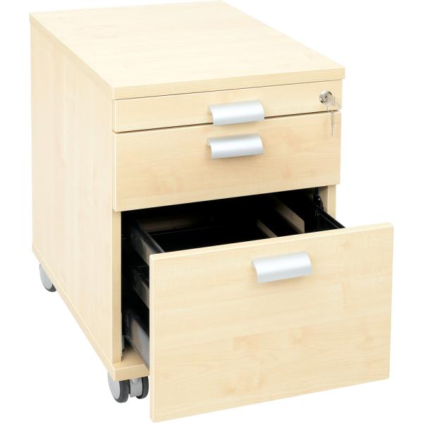 OPTO Rollcontainer mit 3 Schubladen (inkl. Hängeregister)