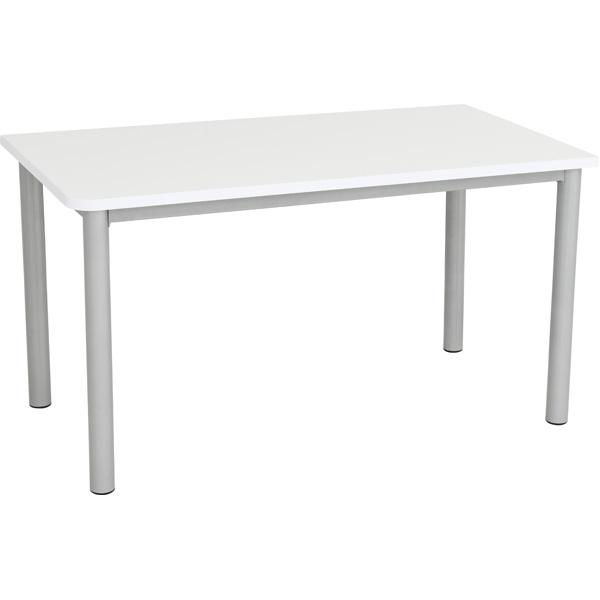 EXPO Konferenztisch, abgerundete Ecke links, weiss