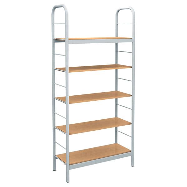 Mehrzweckregal, Basismodul - alufarben