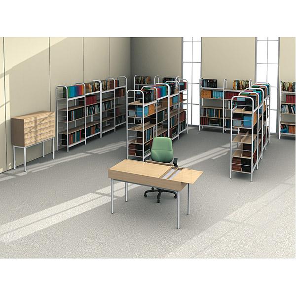 Mehrzweckregal, Basismodul - alufarben