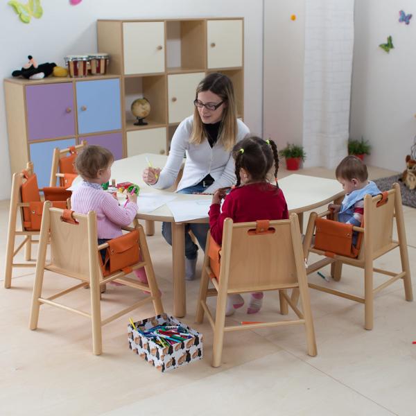 Hochstuhl NEST mit Sitzpolster