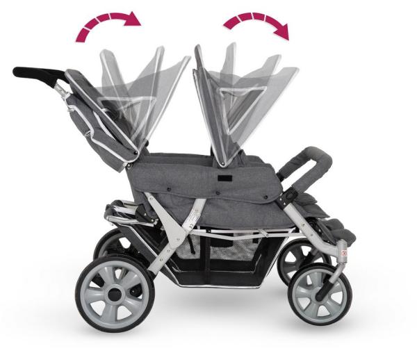 Cabrio Krippenwagen 4-Sitzer