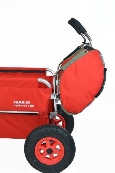 Schiebestangen-Taschen (1Paar), rot