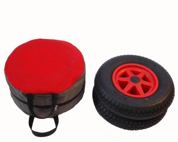 Rädertaschen (1Paar), rot