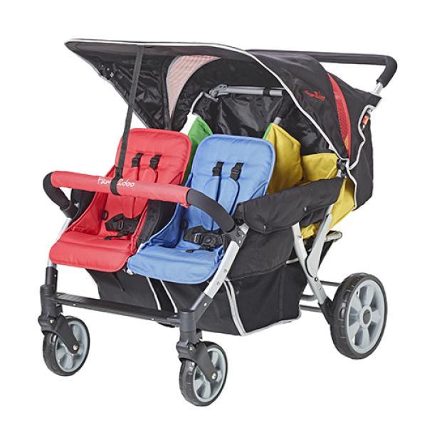 Familidoo Krippenwagen Vierlingsbuggy-Lidoo Star BB+