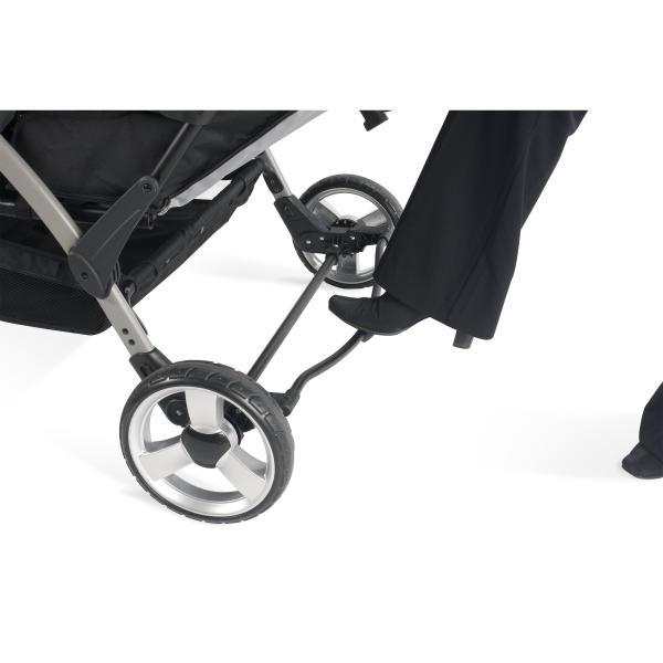 Kinderwagen 4-Sitzer Linea Quard Sport, schwarz/limone