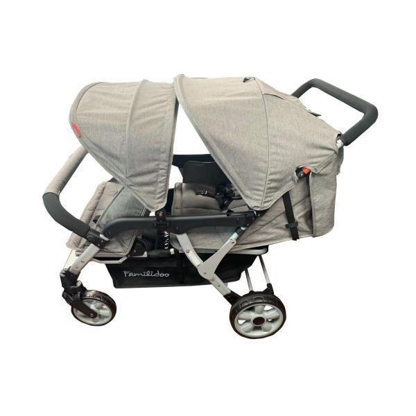 Familidoo Vierlingswagen kompakt-Lidoo City BB, grau