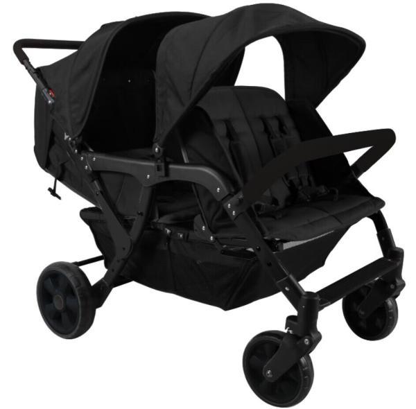 Familidoo Vierlingswagen kompakt-Lidoo City BB, schwarz
