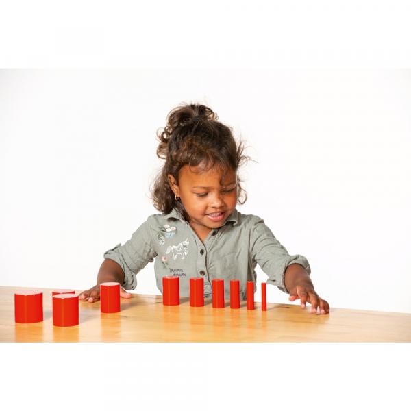 Montessori Farbige Zylinder, 4er Set